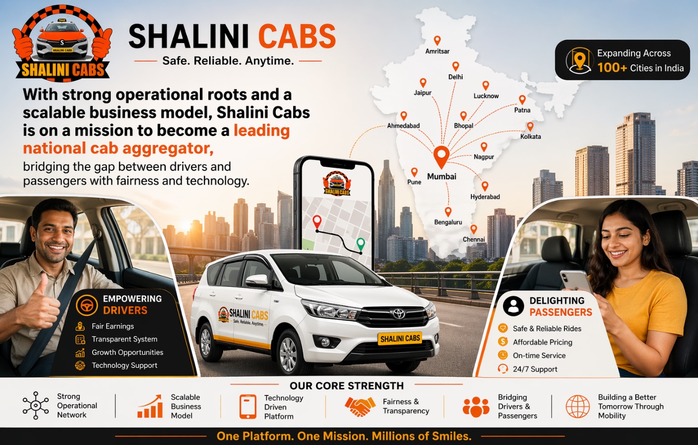 Shalini Cabs Hero