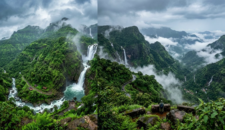 Malshej Ghat Waterfalls